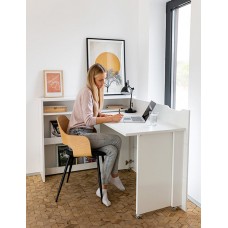 Izvelkams rakstāmgalds WORK CONCEPT CW-01L, balts